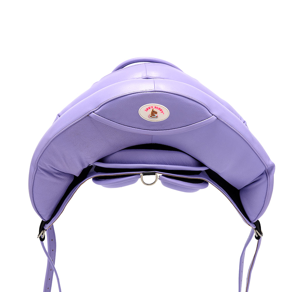 Purple LEATHER Inky Dinky Saddle® - NEW - Official
