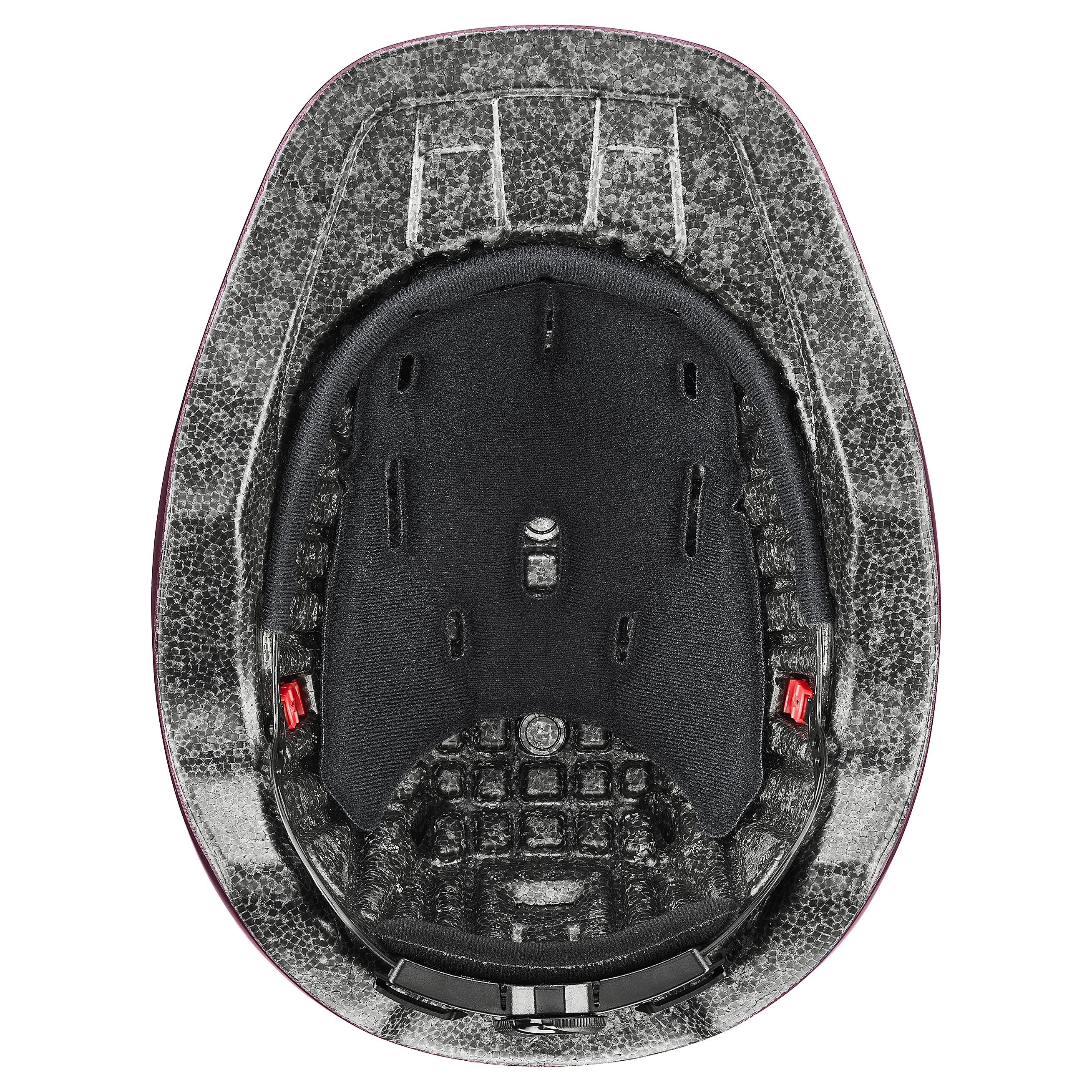 Uvex - Shiny Burgundy - Adjustable Children's Riding Hat size 49-54 cm