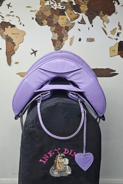 NEW!! Purple Leather Inky Dinky Saddle