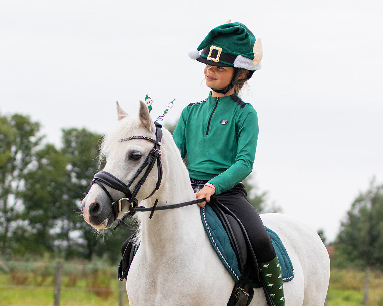 Christmas Elf Helmet cover