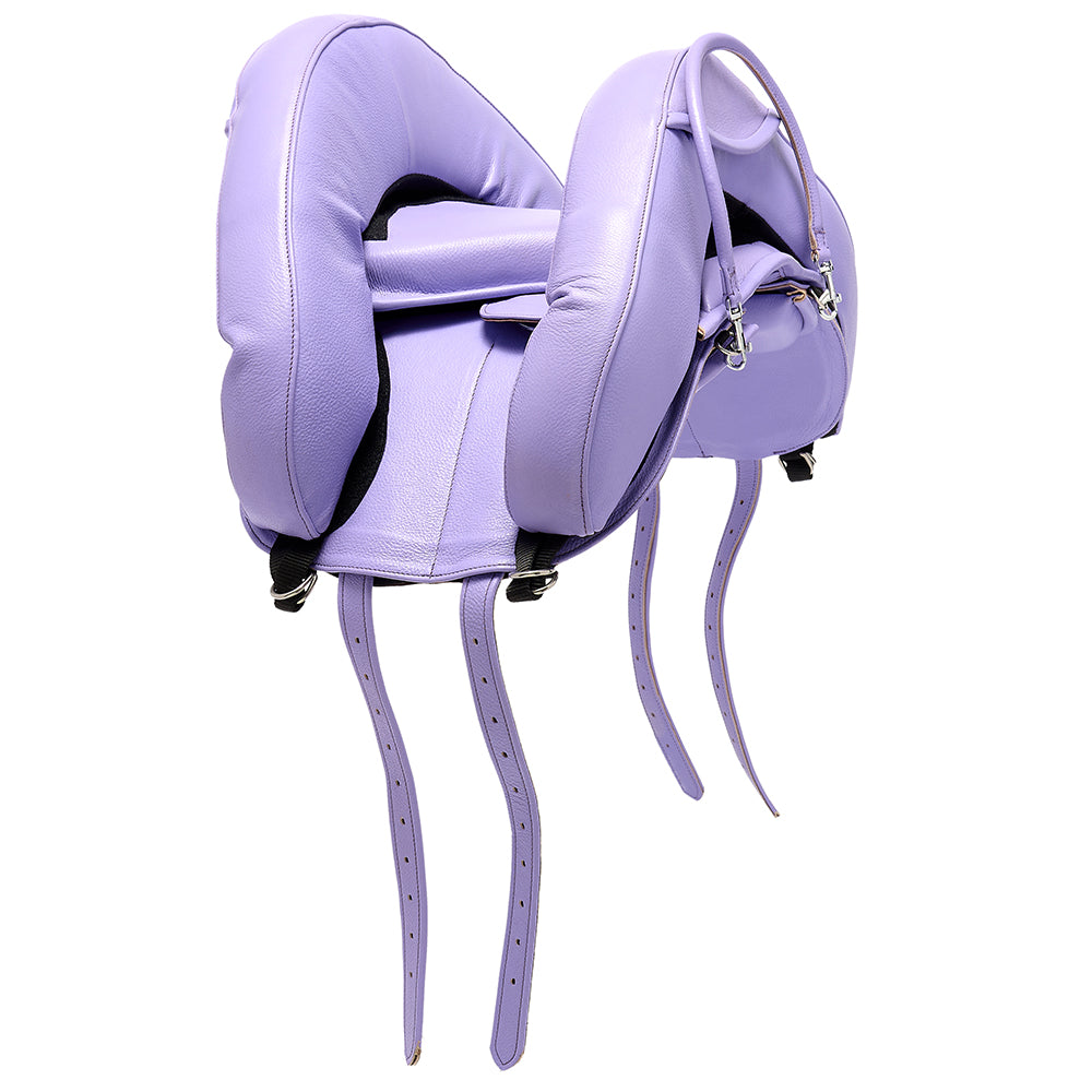 Purple LEATHER Inky Dinky Saddle® - NEW - Official