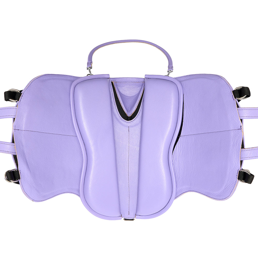 Lila LÄDER Inky Dinky Saddle® - NY - Officiell