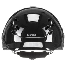 Load image into Gallery viewer, Uvex Adjustable Children&#39;s Riding Hat size 49-54 cm onyxx plain black shiny (NEW)