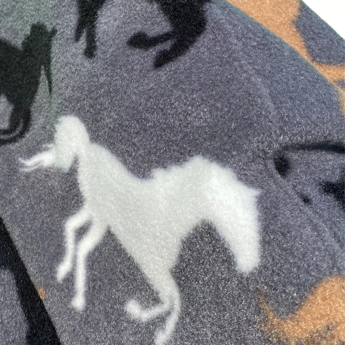 Inky Dinky Hat Cover - Grey Horses